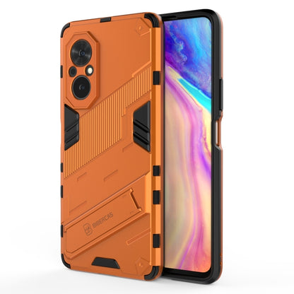 For Honor 50 SE / Huawei nova 9 SE Punk Armor 2 in 1 PC + TPU Shockproof Case with Invisible Holder(Orange) - Honor Cases by buy2fix | Online Shopping UK | buy2fix