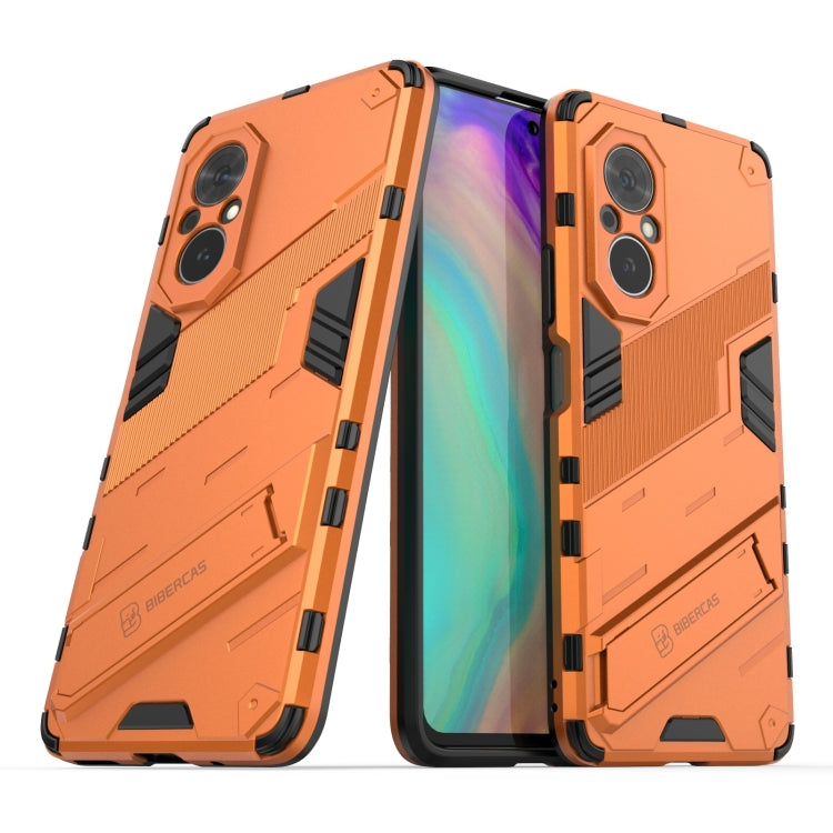 For Honor 50 SE / Huawei nova 9 SE Punk Armor 2 in 1 PC + TPU Shockproof Case with Invisible Holder(Orange) - Honor Cases by buy2fix | Online Shopping UK | buy2fix