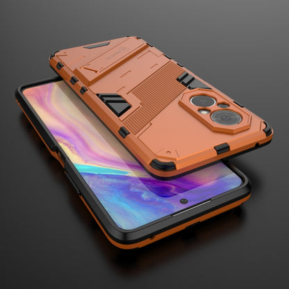 For Honor 50 SE / Huawei nova 9 SE Punk Armor 2 in 1 PC + TPU Shockproof Case with Invisible Holder(Orange) - Honor Cases by buy2fix | Online Shopping UK | buy2fix