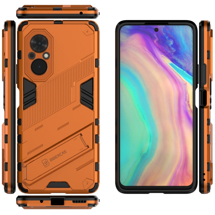 For Honor 50 SE / Huawei nova 9 SE Punk Armor 2 in 1 PC + TPU Shockproof Case with Invisible Holder(Orange) - Honor Cases by buy2fix | Online Shopping UK | buy2fix