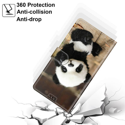 For Xiaomi Redmi 9C Voltage Coloured Drawing Magnetic Clasp Horizontal Flip PU Leather Case with Holder & Card Slots(C18 Wood Board Panda) - Xiaomi Cases by buy2fix | Online Shopping UK | buy2fix