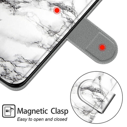For Xiaomi Redmi Note 8 Pro Voltage Coloured Drawing Magnetic Clasp Horizontal Flip PU Leather Case with Holder & Card Slots(C01 White Marble) - Xiaomi Cases by buy2fix | Online Shopping UK | buy2fix
