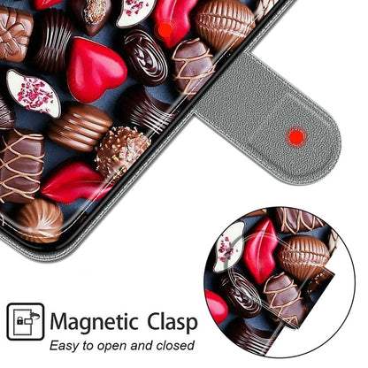 For Xiaomi Redmi Note 8 Pro Voltage Coloured Drawing Magnetic Clasp Horizontal Flip PU Leather Case with Holder & Card Slots(C06 Red Lip Chocolate) - Xiaomi Cases by buy2fix | Online Shopping UK | buy2fix