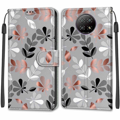 For Xiaomi Redmi Note 9 5G/ 9T Voltage Coloured Drawing Magnetic Clasp Horizontal Flip PU Leather Case with Holder & Card Slots(C19 Material Flower) - Xiaomi Cases by buy2fix | Online Shopping UK | buy2fix