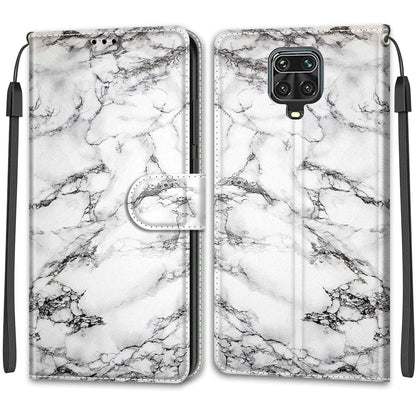 For Xiaomi Redmi Note 9S/9 Pro Voltage Coloured Drawing Magnetic Clasp Horizontal Flip PU Leather Case with Holder & Card Slots(C01 White Marble) - Xiaomi Cases by buy2fix | Online Shopping UK | buy2fix