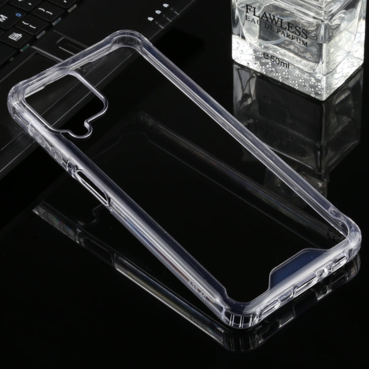 For Samsung Galaxy A22 4G Four-corner Shockproof Transparent TPU + PC Protective Case by buy2fix