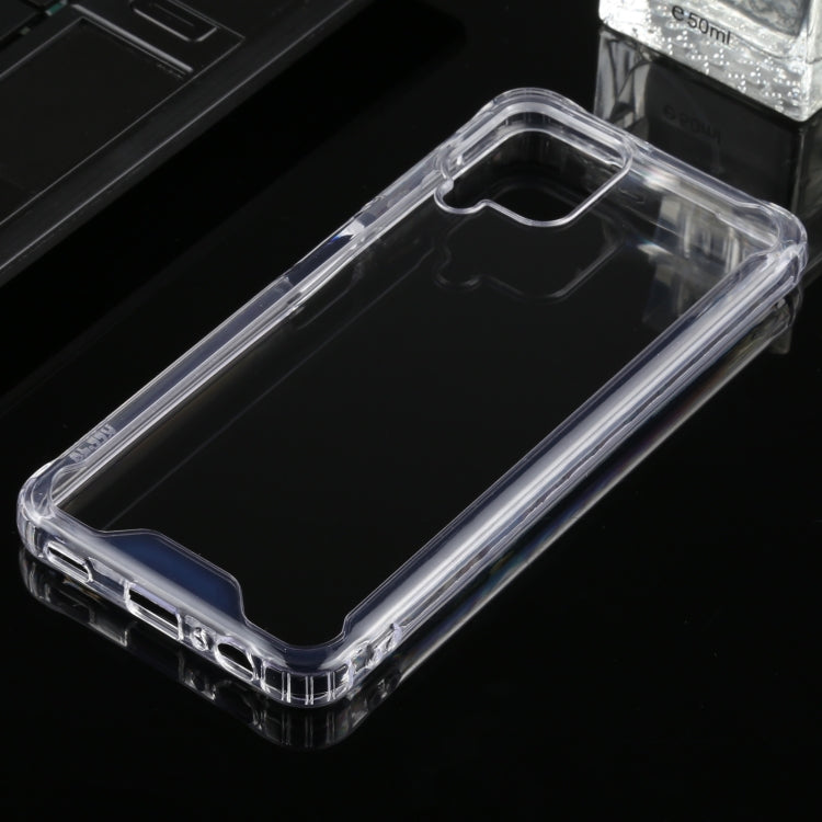For Samsung Galaxy A22 4G Four-corner Shockproof Transparent TPU + PC Protective Case by buy2fix