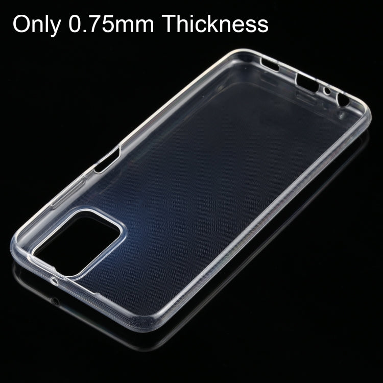 For Samsung Galaxy A03s 166mm 0.75mm Ultra-thin Transparent TPU Soft Protective Case by buy2fix