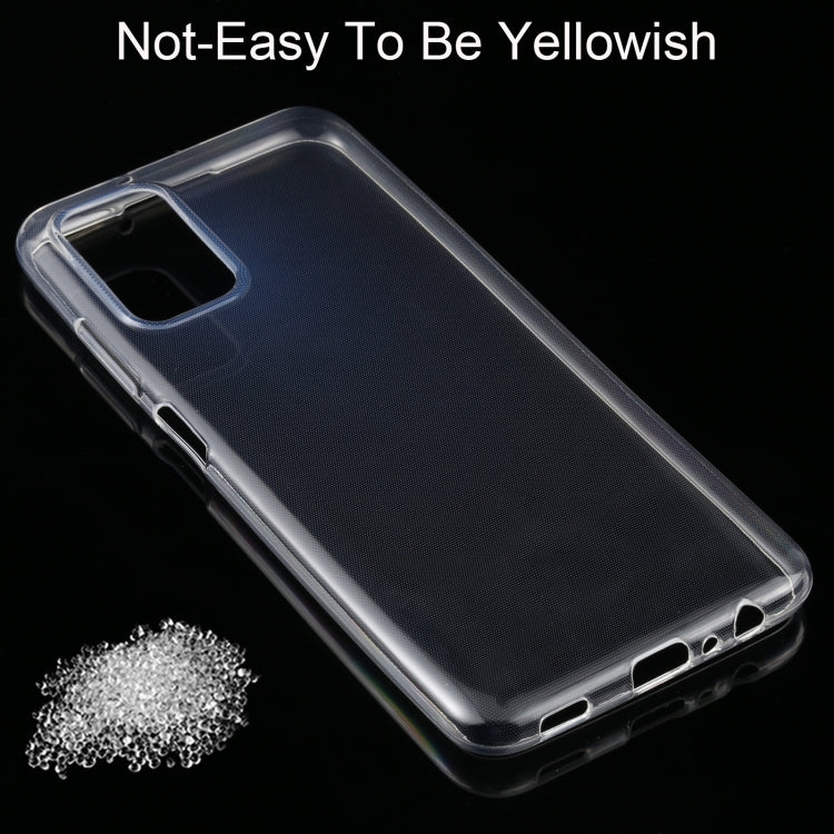 For Samsung Galaxy A03s 166mm 0.75mm Ultra-thin Transparent TPU Soft Protective Case by buy2fix