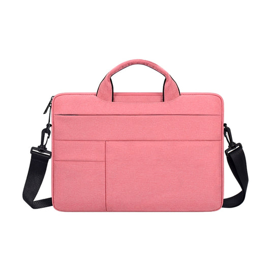 ND05SDJ Oxford Cloth + Nylon Laptop Portable Shoulder Bag, Size:13.3 inch(Pink) by buy2fix