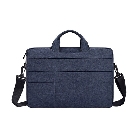 ND05SDJ Oxford Cloth + Nylon Laptop Portable Shoulder Bag, Size:14.1-15.4 inch(Navy Blue) by buy2fix