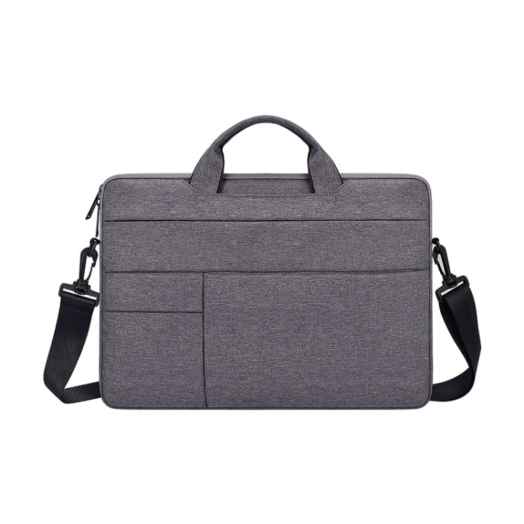 ND05SDJ Oxford Cloth + Nylon Laptop Portable Shoulder Bag, Size:14.1-15.4 inch(Deep Space Gray) by buy2fix