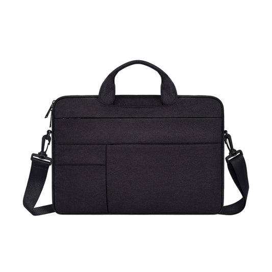 ND05SDJ Oxford Cloth + Nylon Laptop Portable Shoulder Bag, Size:14.1-15.4 inch(Black) by buy2fix