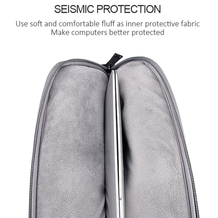 ND05SDJ Oxford Cloth + Nylon Laptop Portable Shoulder Bag, Size:14.1-15.4 inch(Deep Space Gray) by buy2fix