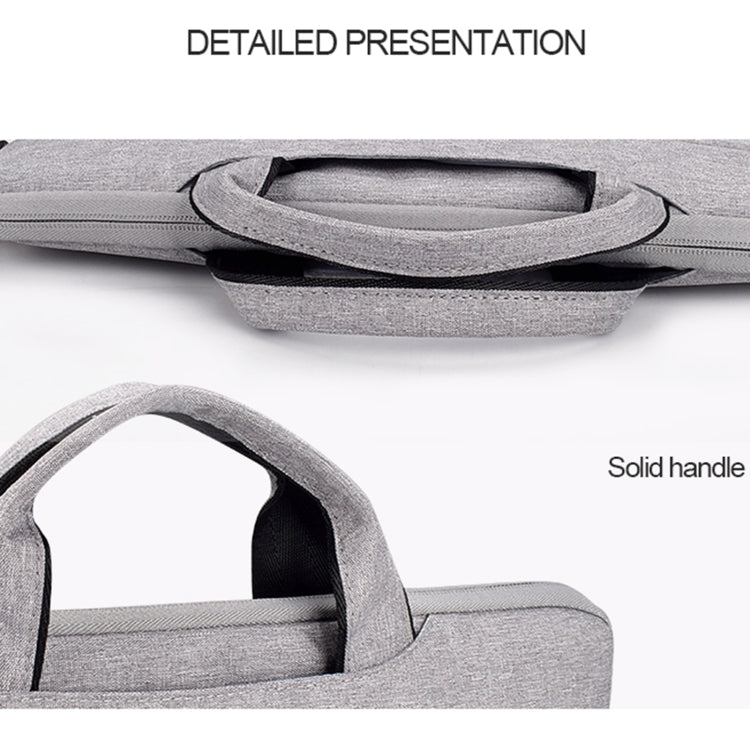 ND05SDJ Oxford Cloth + Nylon Laptop Portable Shoulder Bag, Size:14.1-15.4 inch(Hemp Gray) by buy2fix