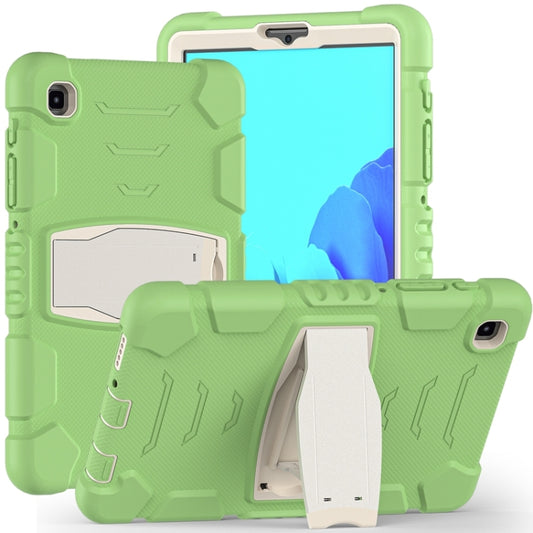For Samsung Galaxy Tab A7 Lite 8.7 inch 2021 3-Layer Protection Screen Frame + PC + Silicone Shockproof Combination Case with Holder(Matcha Green) - Tab A7 Lite T220 / T225 by buy2fix | Online Shopping UK | buy2fix
