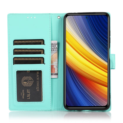For Xiaomi POCO X3 NFC / X3 Pro / X3 Skin Feel Embossed Sunflower Horizontal Flip Leather Case with Holder & Card Slots & Wallet & Lanyard(Green) - Xiaomi Cases by buy2fix | Online Shopping UK | buy2fix