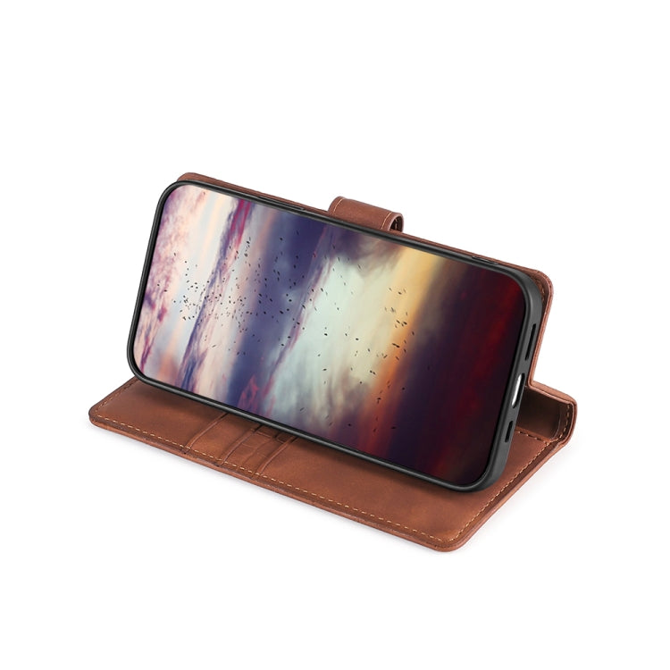 For Samsung Galaxy S10e Skin Feel Crocodile Texture Magnetic Clasp Horizontal Flip PU Leather Case with Holder & Card Slots & Wallet(Brown) by buy2fix