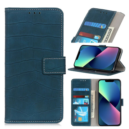 For iPhone 13 mini Crocodile Texture Horizontal Flip Leather Case with Holder & Card Slots & Wallet (Dark Green) - iPhone 13 mini Cases by buy2fix | Online Shopping UK | buy2fix
