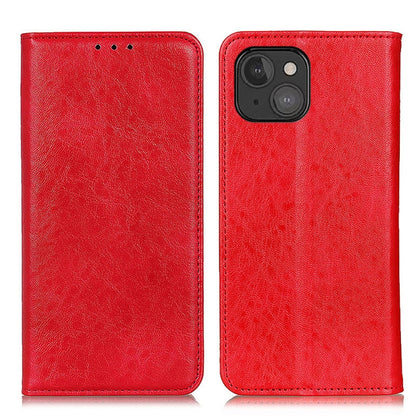 For iPhone 13 mini Magnetic Crazy Horse Texture Horizontal Flip Leather Case with Holder & Card Slots & Wallet (Red) - iPhone 13 mini Cases by buy2fix | Online Shopping UK | buy2fix