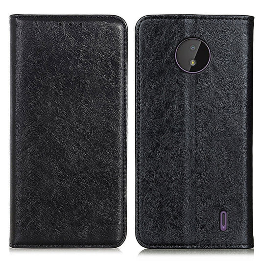 Magnetic Crazy Horse Texture Horizontal Flip Leather Case with Holder & Card Slots & Wallet For Nokia C10 / C20(Black) by buy2fix