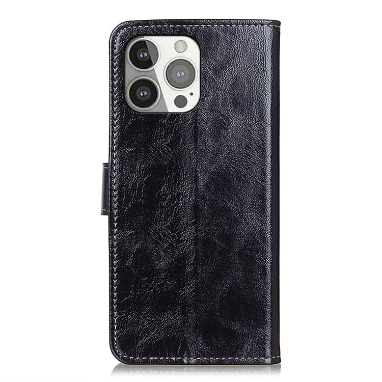 For iPhone 13 Pro Retro Crazy Horse Texture Horizontal Flip Leather Case with Holder & Card Slots & Photo Frame & Wallet (Black) - iPhone 13 Pro Cases by buy2fix | Online Shopping UK | buy2fix