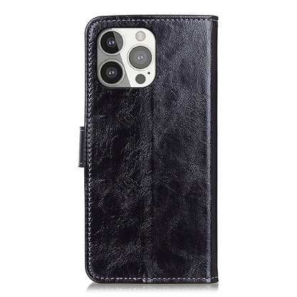 For iPhone 13 Pro Retro Crazy Horse Texture Horizontal Flip Leather Case with Holder & Card Slots & Photo Frame & Wallet (Black) - iPhone 13 Pro Cases by buy2fix | Online Shopping UK | buy2fix