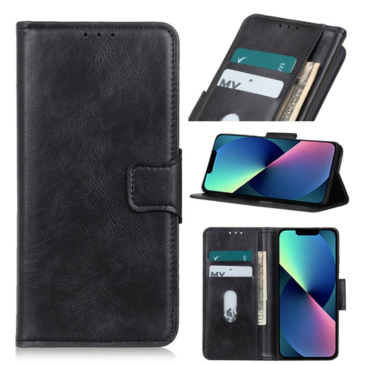 For iPhone 13 mini Mirren Crazy Horse Texture Horizontal Flip Leather Case with Holder & Card Slots & Wallet (Black) - iPhone 13 mini Cases by buy2fix | Online Shopping UK | buy2fix