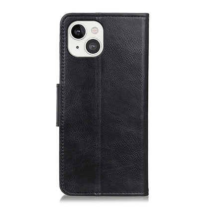 For iPhone 13 Mirren Crazy Horse Texture Horizontal Flip Leather Case with Holder & Card Slots & Wallet(Black) - iPhone 13 Cases by buy2fix | Online Shopping UK | buy2fix