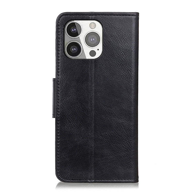 For iPhone 13 Pro Mirren Crazy Horse Texture Horizontal Flip Leather Case with Holder & Card Slots & Wallet (Black) - iPhone 13 Pro Cases by buy2fix | Online Shopping UK | buy2fix