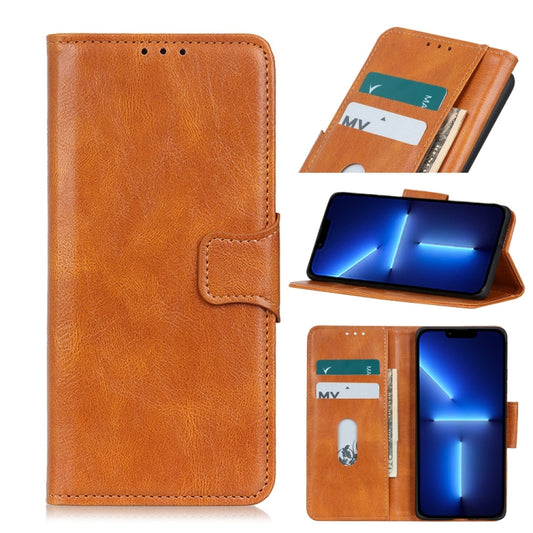 For iPhone 13 Pro Mirren Crazy Horse Texture Horizontal Flip Leather Case with Holder & Card Slots & Wallet (Brown) - iPhone 13 Pro Cases by buy2fix | Online Shopping UK | buy2fix
