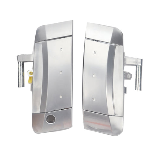 1 Pair Car Front Door Outside Handle 80607-CD41E+80606-CD01E for Nissan 350Z 2003-2009(Silver) - Door Handles by buy2fix | Online Shopping UK | buy2fix