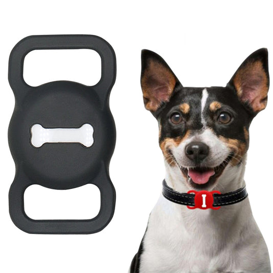 Shockproof Anti-scratch Silicone Case Protective Cover, Style: Bones, Model:For AirTag(Gray) - Other by buy2fix | Online Shopping UK | buy2fix