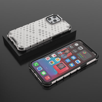 For iPhone 13 mini Shockproof Honeycomb PC + TPU Protective Case (White) - iPhone 13 mini Cases by buy2fix | Online Shopping UK | buy2fix