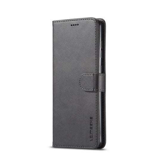 For Samsung Galaxy A03s 164mm LC.IMEEKE Calf Texture Horizontal Flip Leather Case with Holder & Card Slots & Wallet(Black) - Galaxy Phone Cases by LC.IMEEKE | Online Shopping UK | buy2fix