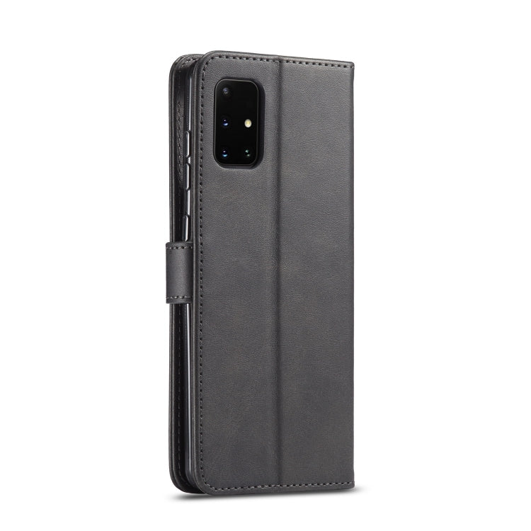 For Samsung Galaxy A03s 164mm LC.IMEEKE Calf Texture Horizontal Flip Leather Case with Holder & Card Slots & Wallet(Black) - Galaxy Phone Cases by LC.IMEEKE | Online Shopping UK | buy2fix