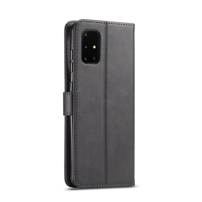 For Samsung Galaxy A03s 164mm LC.IMEEKE Calf Texture Horizontal Flip Leather Case with Holder & Card Slots & Wallet(Black) - Galaxy Phone Cases by LC.IMEEKE | Online Shopping UK | buy2fix