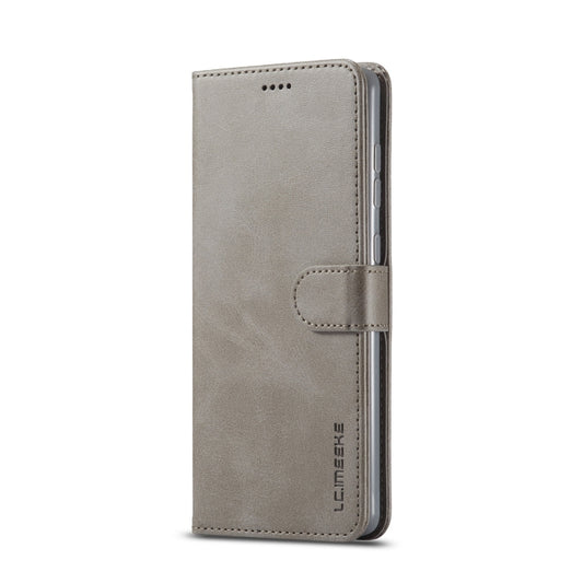 For Samsung Galaxy A03s 164mm LC.IMEEKE Calf Texture Horizontal Flip Leather Case with Holder & Card Slots & Wallet(Grey) - Galaxy Phone Cases by LC.IMEEKE | Online Shopping UK | buy2fix