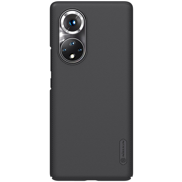 For Honor 50 Pro NILLKIN Frosted Concave-convex Texture PC Protective Case(Black) - Honor Cases by NILLKIN | Online Shopping UK | buy2fix