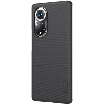 For Honor 50 Pro NILLKIN Frosted Concave-convex Texture PC Protective Case(Black) - Honor Cases by NILLKIN | Online Shopping UK | buy2fix