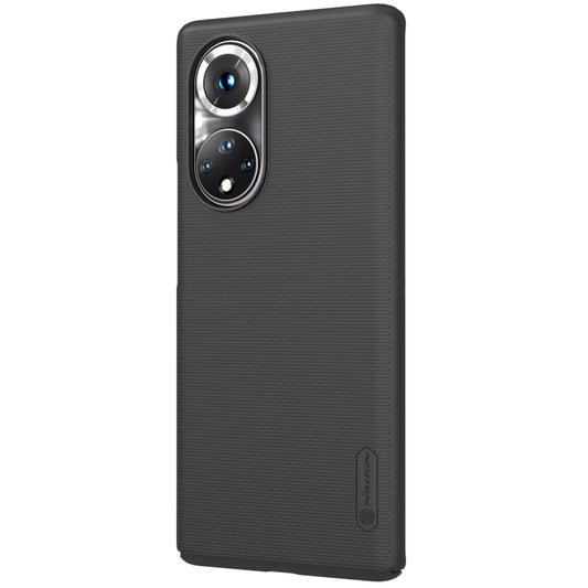 For Honor 50 Pro NILLKIN Frosted Concave-convex Texture PC Protective Case(Black) - Honor Cases by NILLKIN | Online Shopping UK | buy2fix
