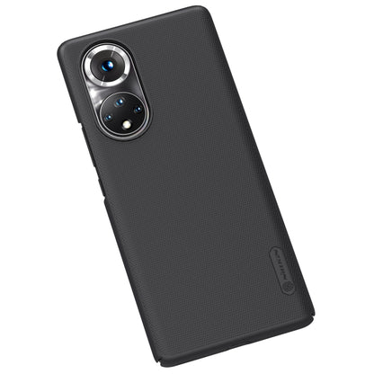 For Honor 50 Pro NILLKIN Frosted Concave-convex Texture PC Protective Case(Black) - Honor Cases by NILLKIN | Online Shopping UK | buy2fix