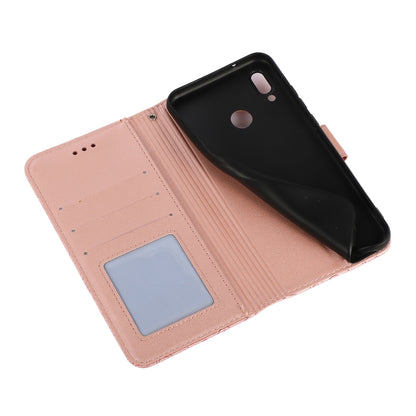 For Huawei P20 lite Skin Feel Embossed Sunflower Horizontal Flip Leather Case with Holder & Card Slots & Wallet & Lanyard(Rose Gold) - Huawei Cases by buy2fix | Online Shopping UK | buy2fix