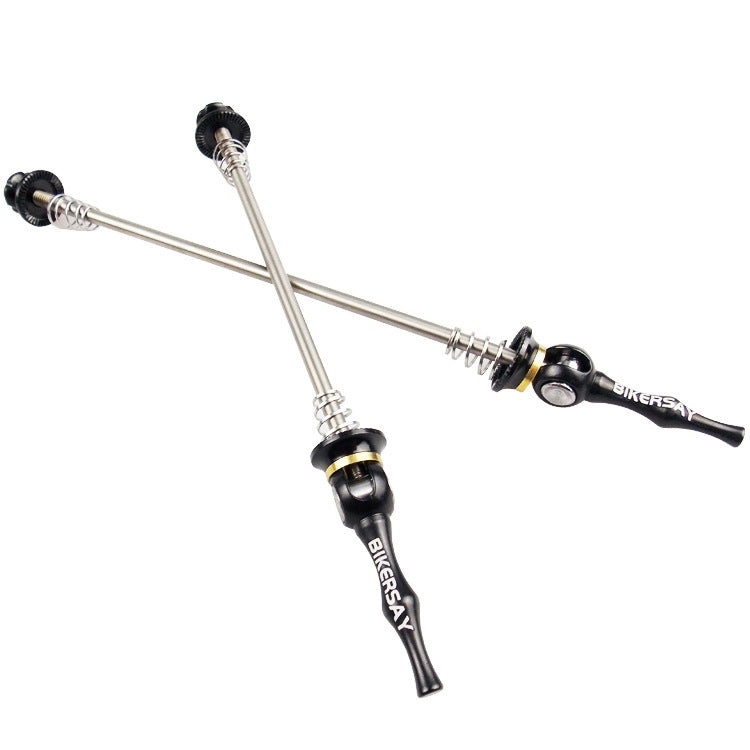 BIKERSAY Bicycle Skewers Quick Release Titanium Axle QR Wheel Hub Skewer For MTB Bicycle, Model:QR002 by BIKERSAY