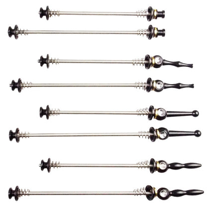 BIKERSAY Bicycle Skewers Quick Release Titanium Axle QR Wheel Hub Skewer For MTB Bicycle, Model:QR002 by BIKERSAY