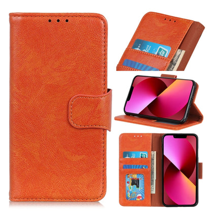 For iPhone 13 Nappa Texture Horizontal Flip Leather Case with Holder & Card Slots & Wallet(Orange) - iPhone 13 Cases by buy2fix | Online Shopping UK | buy2fix