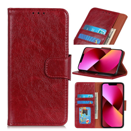 For iPhone 13 Nappa Texture Horizontal Flip Leather Case with Holder & Card Slots & Wallet(Red) - iPhone 13 Cases by buy2fix | Online Shopping UK | buy2fix