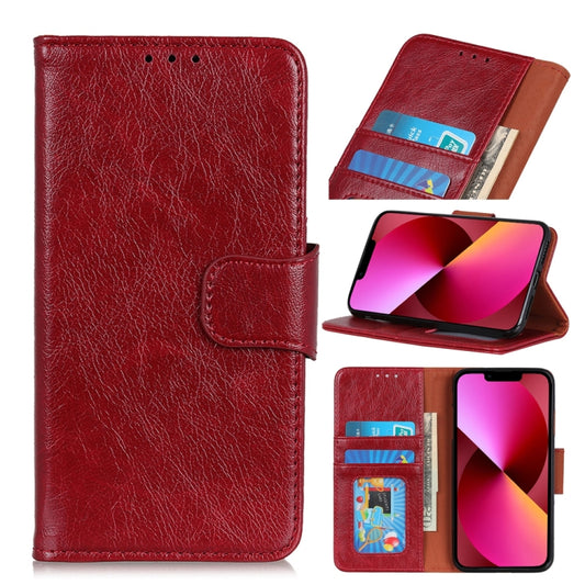 For iPhone 13 Nappa Texture Horizontal Flip Leather Case with Holder & Card Slots & Wallet(Red) - iPhone 13 Cases by buy2fix | Online Shopping UK | buy2fix