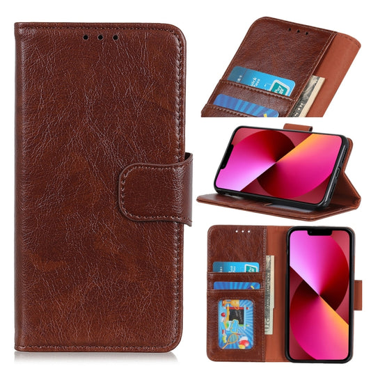 For iPhone 13 Nappa Texture Horizontal Flip Leather Case with Holder & Card Slots & Wallet(Brown) - iPhone 13 Cases by buy2fix | Online Shopping UK | buy2fix