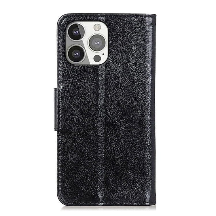 For iPhone 13 Pro Nappa Texture Horizontal Flip Leather Case with Holder & Card Slots & Wallet (Black) - iPhone 13 Pro Cases by buy2fix | Online Shopping UK | buy2fix